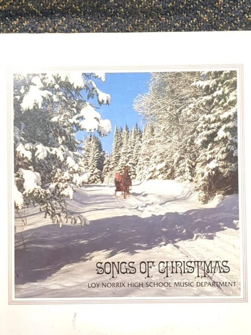 Songs of Christmas, Loy Norrix High School Vinyl Record, 1987